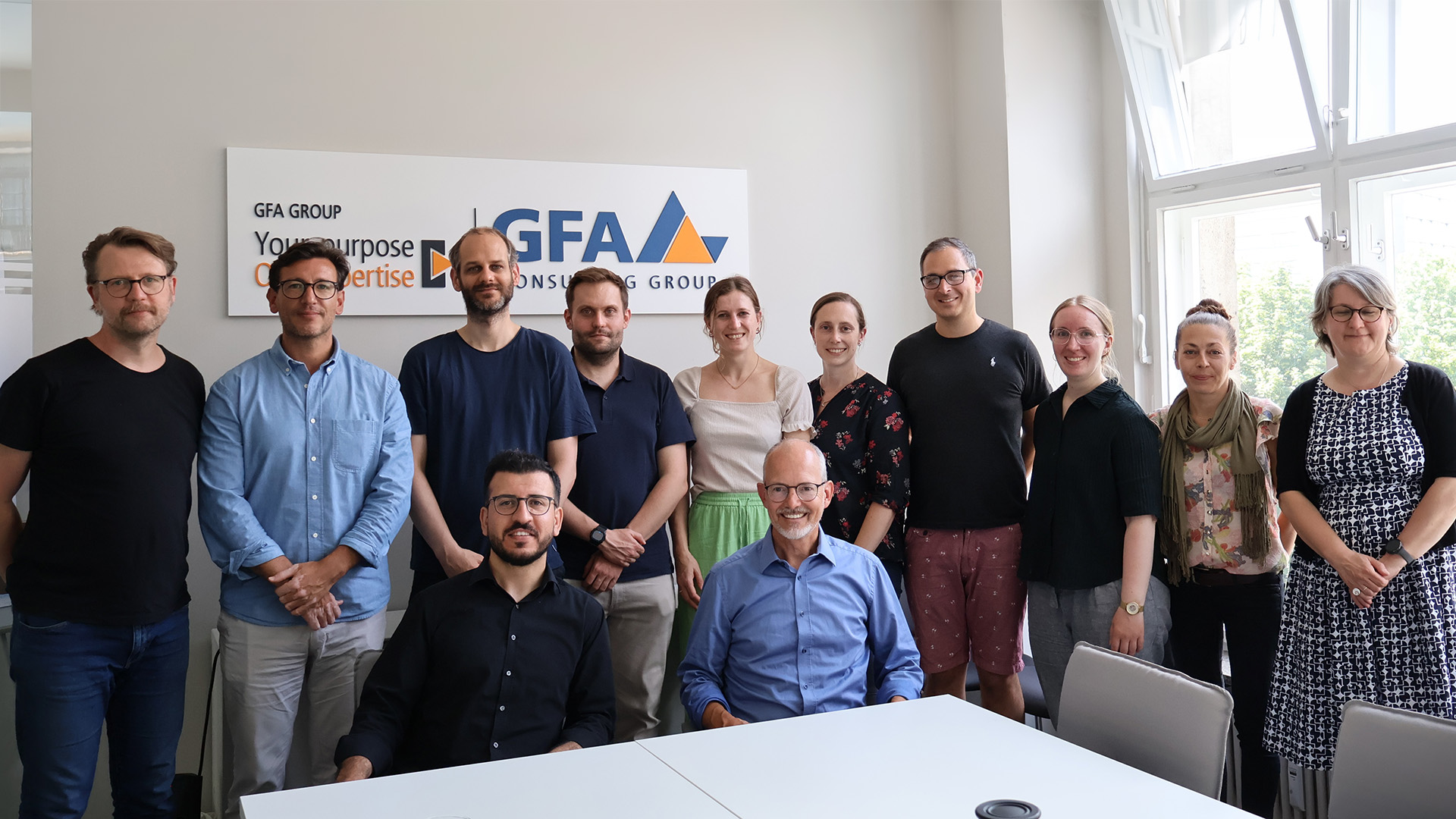 GFA B.I.S. team at the office