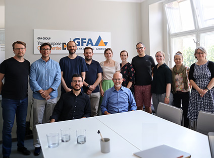 GFA B.I.S. team at the office